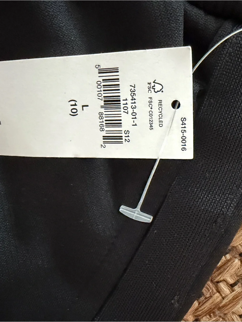 Gap Kids Black Snap-Detail Athletic Pants